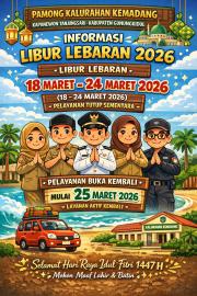 INFORMASI LIBUR PELAYANAN LEBARAN 2026
